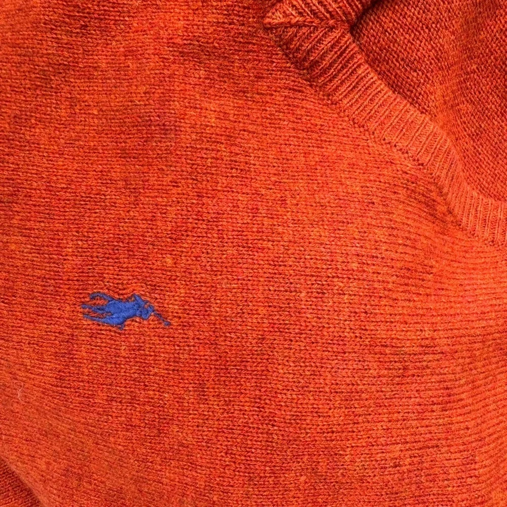 Polo by Ralph Lauren 100% lambs wool Mens pullover sweater
